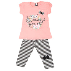 Girls Short Suit - Pink, Kids, Girls Sets And Suits, Chase Value, Chase Value
