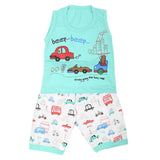 Boys Sando Suit 9233 - Cyan, Kids, Boys Sets And Suits, Chase Value, Chase Value