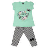 Girls Short Suit - Cyan, Kids, Girls Sets And Suits, Chase Value, Chase Value