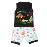 Boys Sando Suit 9233 - Black, Kids, Boys Sets And Suits, Chase Value, Chase Value