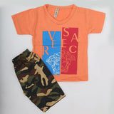 Boys Half Sleeves Suit - Orange, Kids, Boys Sets And Suits, Chase Value, Chase Value