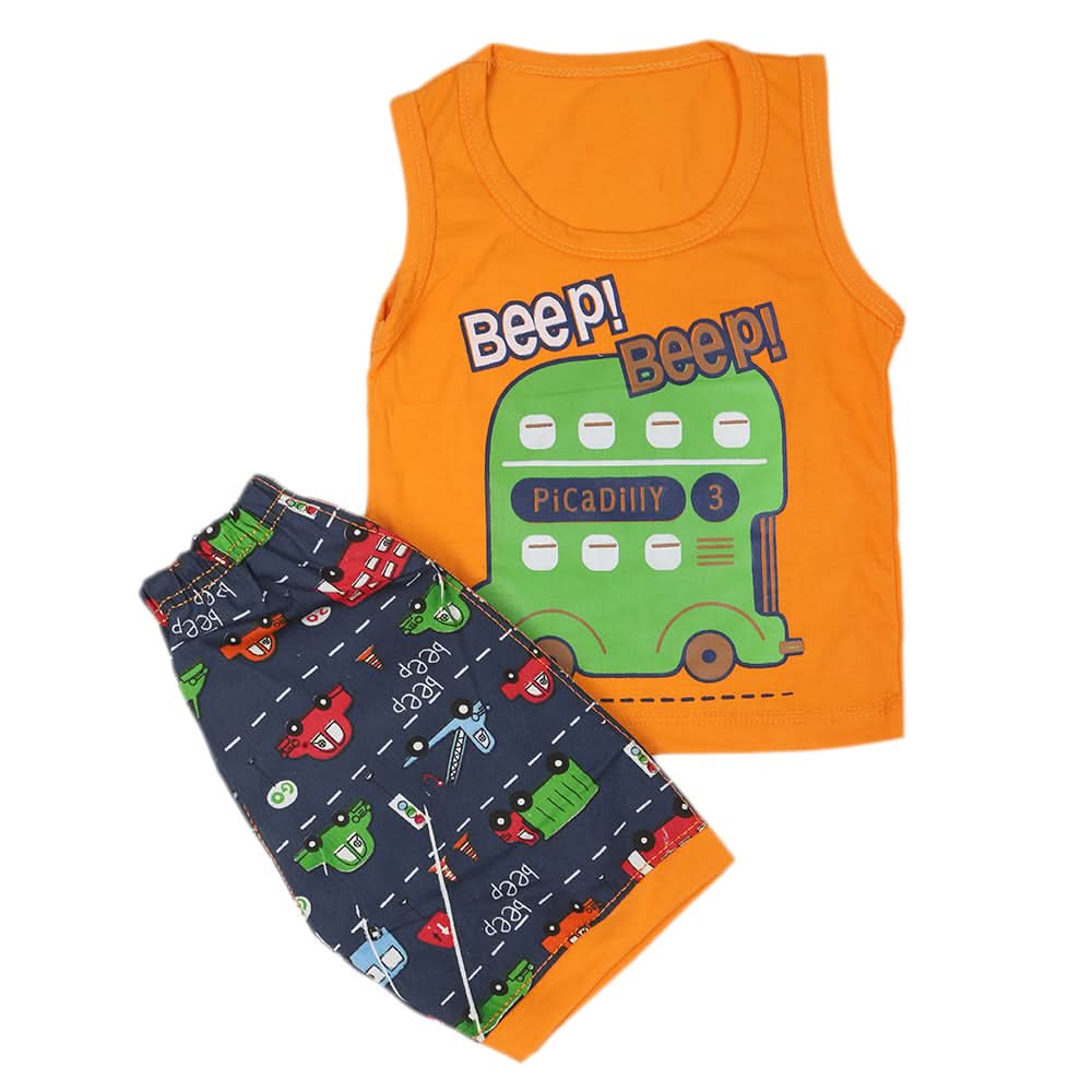 Boys Sando Suits SML - Orange, Kids, Boys Sets And Suits, Chase Value, Chase Value