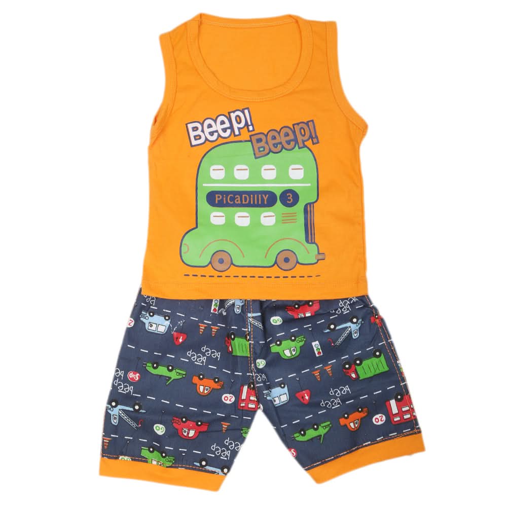 Boys Sando Suits SML - Orange, Kids, Boys Sets And Suits, Chase Value, Chase Value