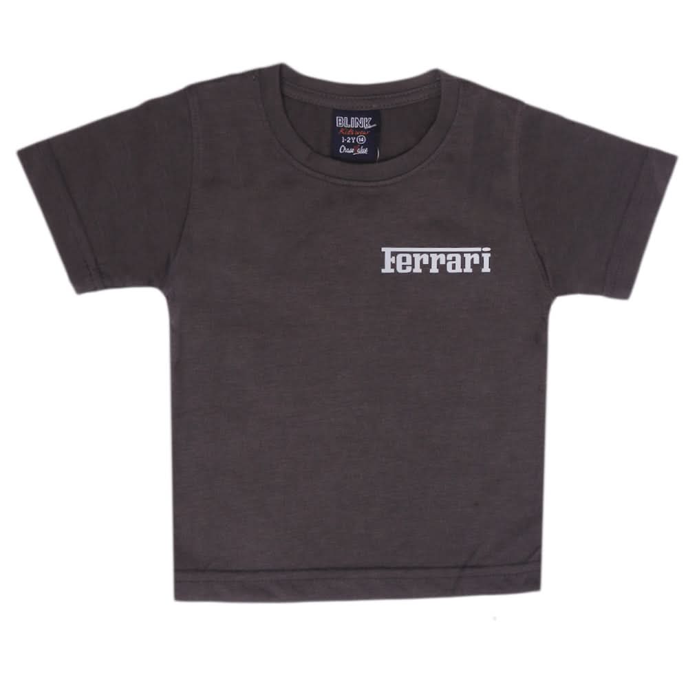 Boys Half Sleeves T-Shirt - Grey, Boys T-Shirts, Chase Value, Chase Value