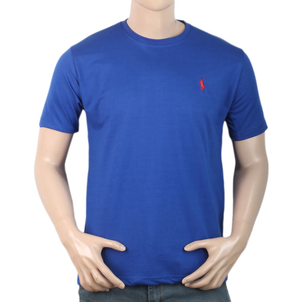 Men Half Sleeves T-Shirt - Royal Blue, Men, T-Shirts And Polos, Chase Value, Chase Value