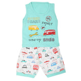 Boys Sando Suit 9232 - Cyan, Kids, Boys Sets And Suits, Chase Value, Chase Value