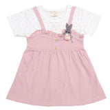 Newborn Girls Half Sleeves Frock - Purple, Kids, Newborn Girls Frocks, Chase Value, Chase Value