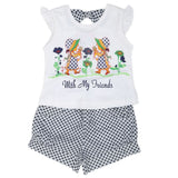Newborn Girls Half Sleeves Short Suit - Blue, Kids, NB Girls Sets And Suits, Chase Value, Chase Value