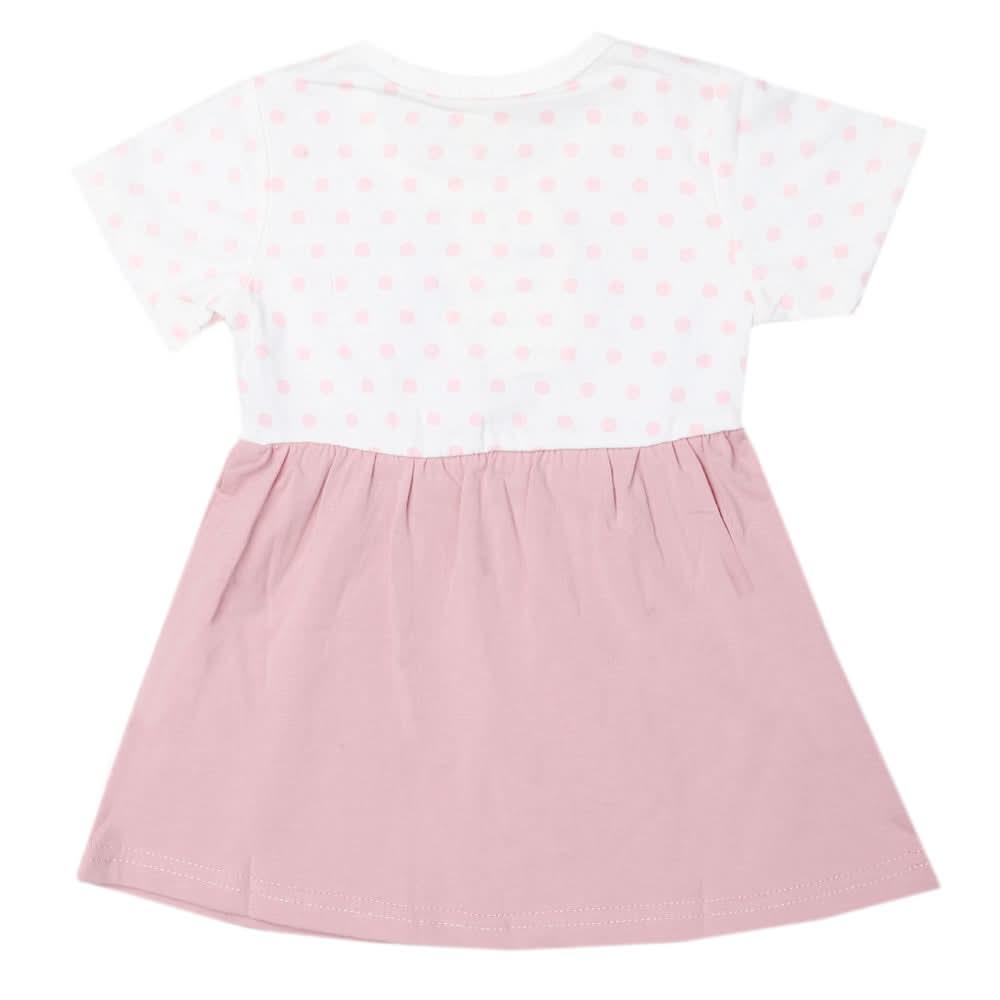 Newborn Girls Half Sleeves Frock - Purple, Kids, Newborn Girls Frocks, Chase Value, Chase Value