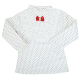 Girls Full Sleeves T-Shirt - White, Kids, Girls T-Shirts, Chase Value, Chase Value