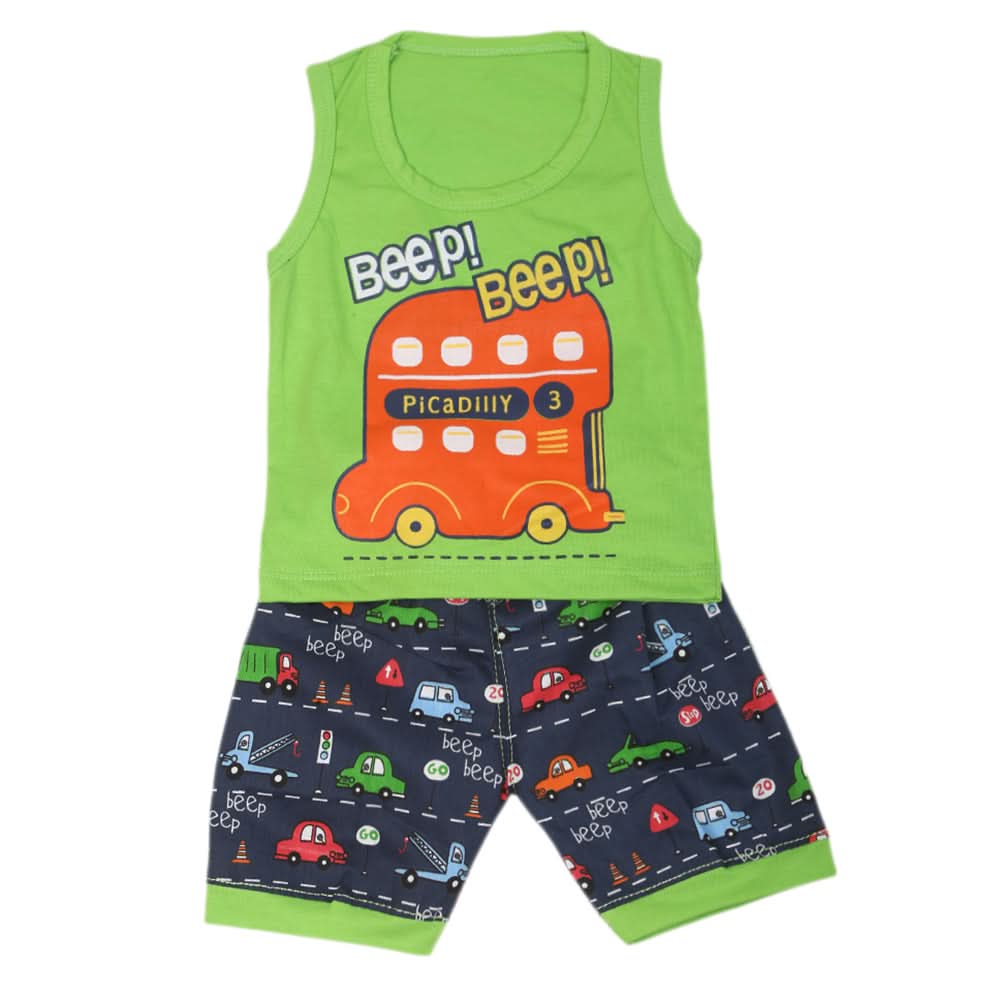 Boys Sando Suits SML 9229- Green, Kids, Boys Sets And Suits, Chase Value, Chase Value