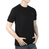 Men Half Sleeves T-Shirt - Black, Men, T-Shirts And Polos, Chase Value, Chase Value