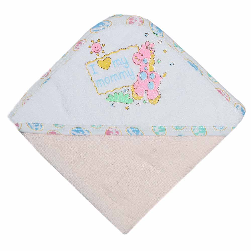 Newborn Baby Bath Towel - Light Pink, Kids, Bath Accessories, Chase Value, Chase Value