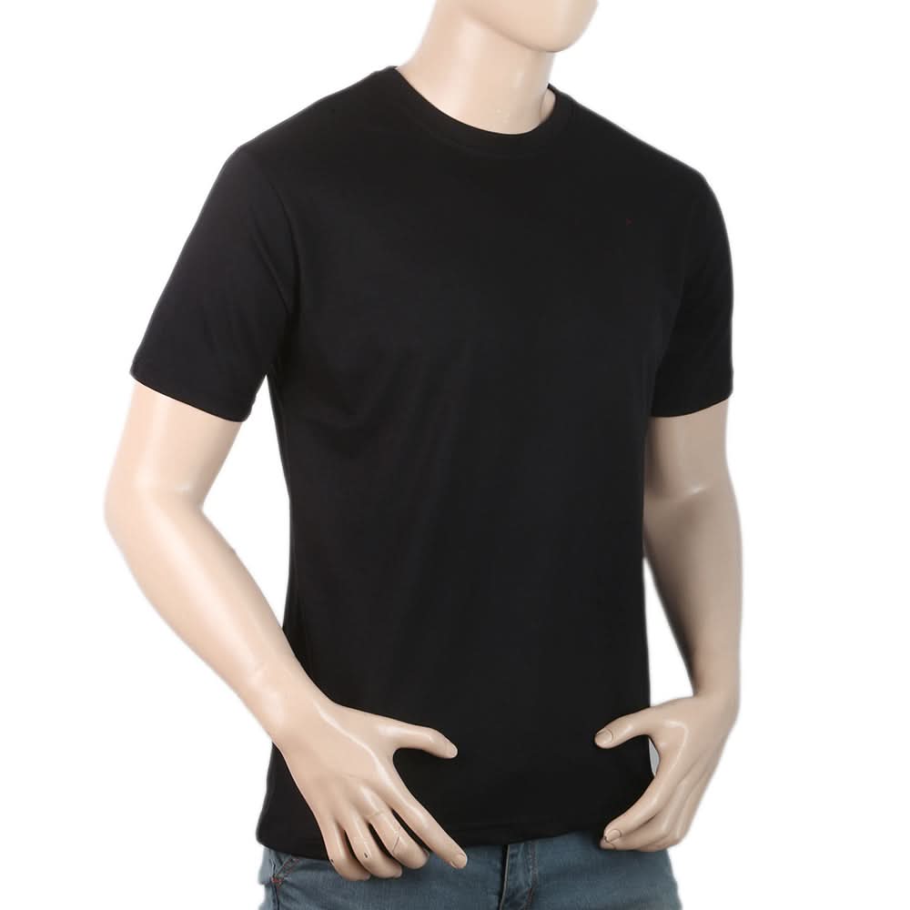 Men Half Sleeves T-Shirt - Black, Men, T-Shirts And Polos, Chase Value, Chase Value