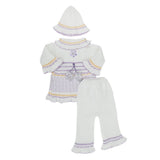 Newborn Girls Irani Suit - Purple, Kids, NB Girls Sets And Suits, Chase Value, Chase Value