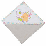 Newborn Baby Bath Towel - Light Grey, Kids, Bath Accessories, Chase Value, Chase Value