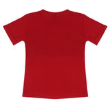 Boys Emboss Logo T-Shirt - Red, Boys T-Shirts, Chase Value, Chase Value