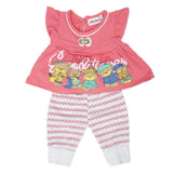 Newborn Girls Half Sleeves Short Suit - Pink, Kids, NB Girls Sets And Suits, Chase Value, Chase Value