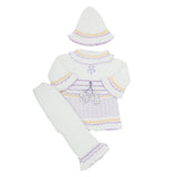 Newborn Girls Irani Suit - Purple, Kids, NB Girls Sets And Suits, Chase Value, Chase Value