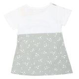 Newborn Girls Half Sleeves Frock - Olive, Kids, Newborn Girls Frocks, Chase Value, Chase Value
