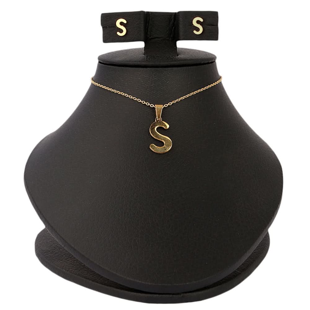Women's Alphabetic Locket Set - Gold, Women, Chains & Lockets, Chase Value, Chase Value