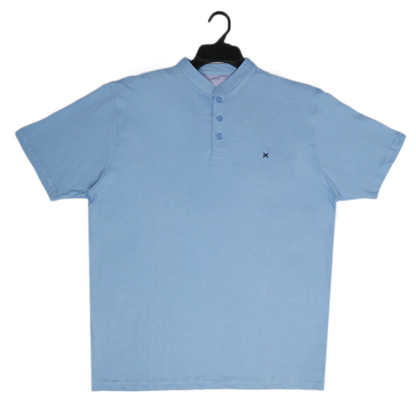 Eminent Half Sleeves Polo T-Shirt - Sky Blue, Men, T-Shirts And Polos, Eminent, Chase Value