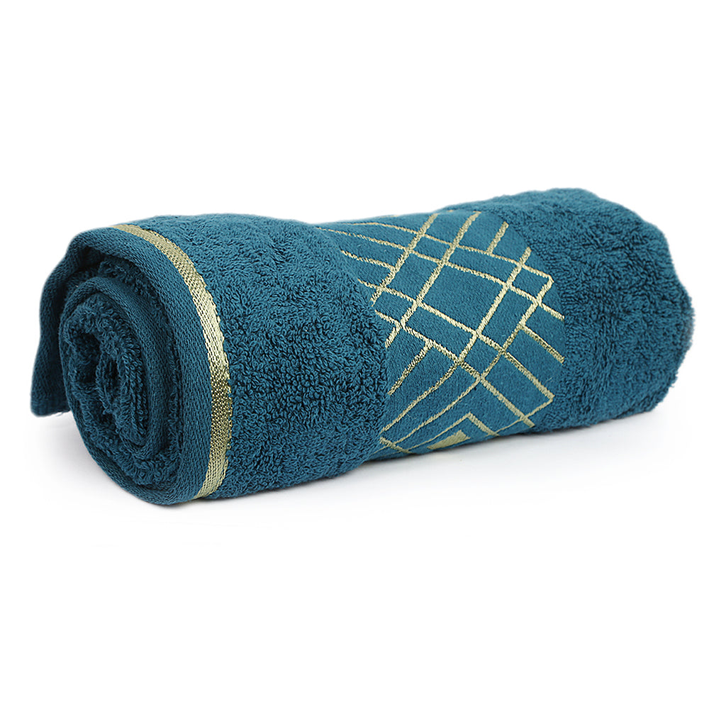 Face Towel Greek Border - Navy Blue, Home & Lifestyle, Face Towels, Chase Value, Chase Value
