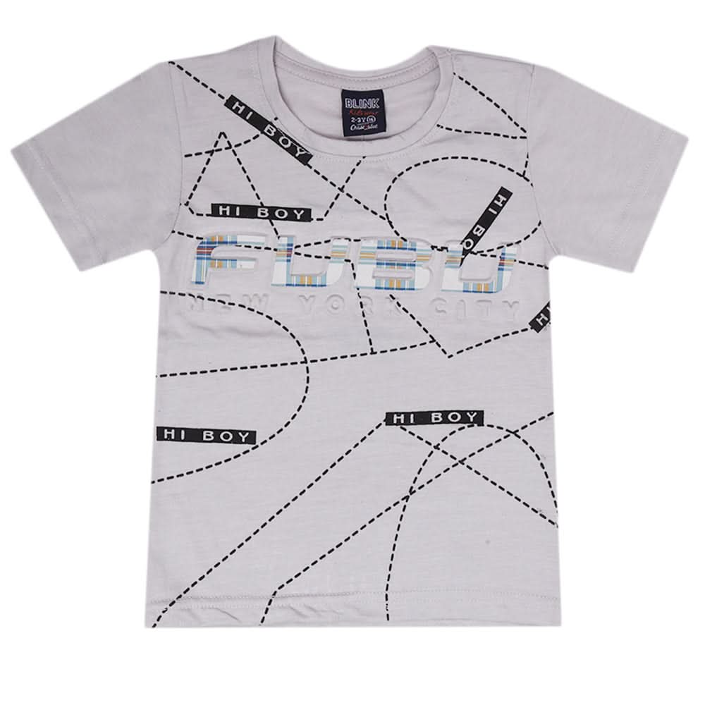 Boys Emboss Logo T-Shirt - Light Green, Boys T-Shirts, Chase Value, Chase Value
