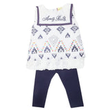 Newborn Girls Half Sleeves Suit - White - B, Kids, Newborn Girls Sets And Suits, Chase Value, Chase Value