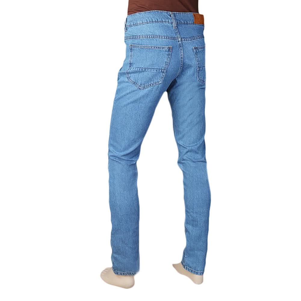 Men's Basic Rigid Denim Pant - Light Blue, Men, Casual Pants And Jeans, Chase Value, Chase Value