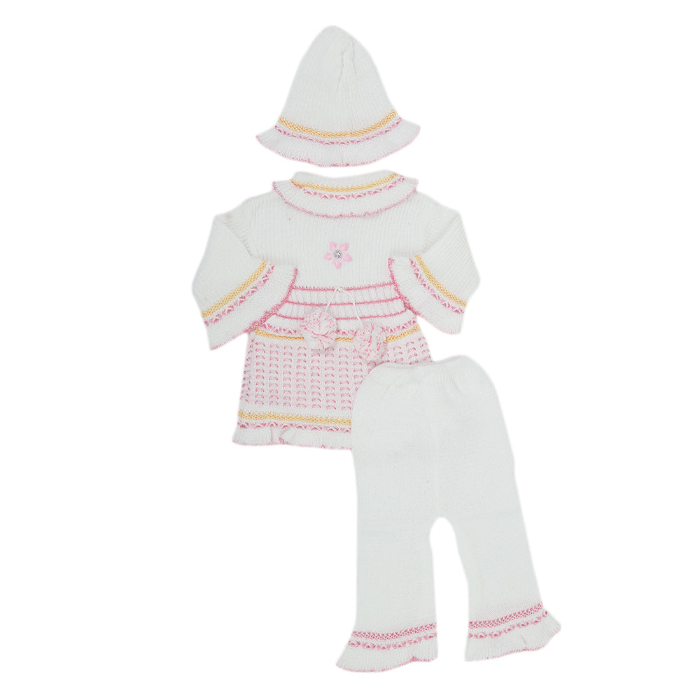 Newborn Girls Irani Suit - Pink, Kids, NB Girls Sets And Suits, Chase Value, Chase Value