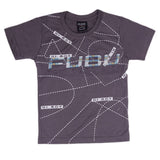 Boys Emboss Logo T-Shirt - Grey, Boys T-Shirts, Chase Value, Chase Value