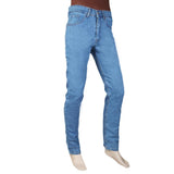 Men's Basic Rigid Denim Pant - Light Blue, Men, Casual Pants And Jeans, Chase Value, Chase Value