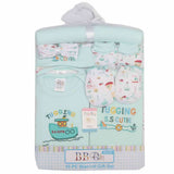 Newborn Gift Sets 10 Pcs - Cyan, Kids, Newborn Gift Set, Chase Value, Chase Value