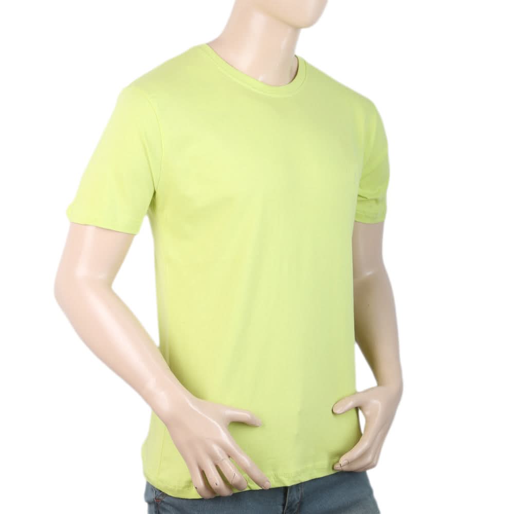 Men Half Sleeves T-Shirt - Light Green, Men, T-Shirts And Polos, Chase Value, Chase Value