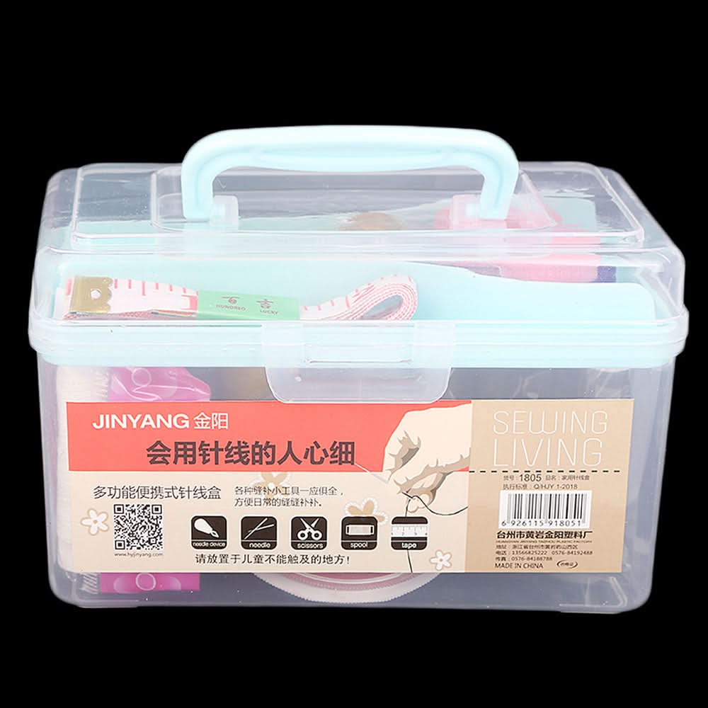 Sewing Box 151-1805 - Light Blue, Home & Lifestyle, Storage Boxes, Chase Value, Chase Value