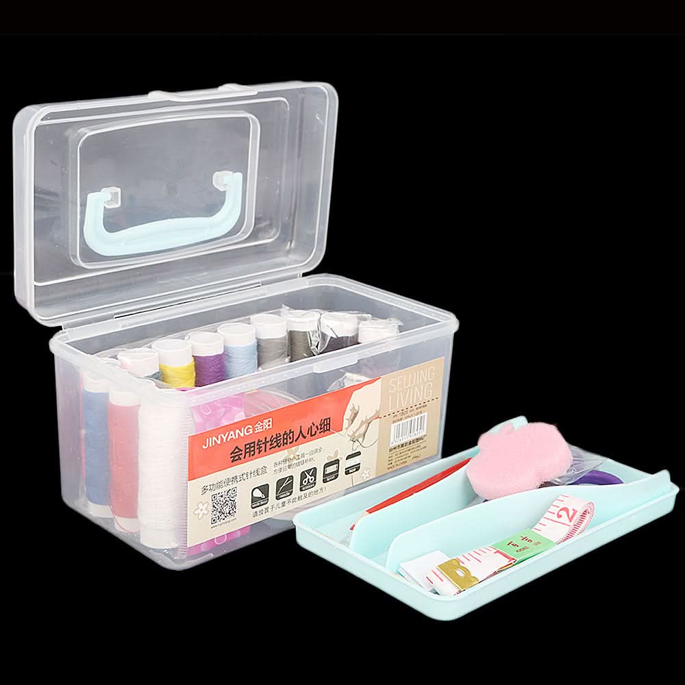 Sewing Box 151-1805 - Light Blue, Home & Lifestyle, Storage Boxes, Chase Value, Chase Value