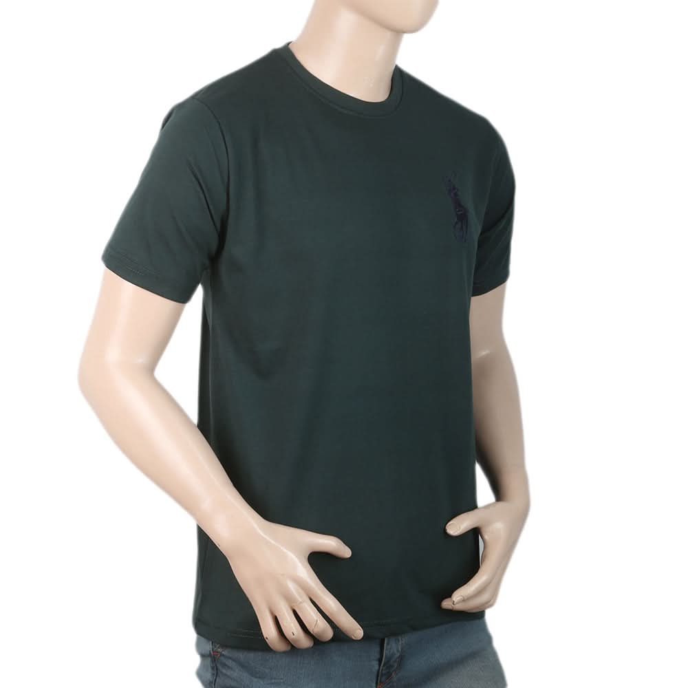 Men Half Sleeves T-Shirt - Green, Men, T-Shirts And Polos, Chase Value, Chase Value