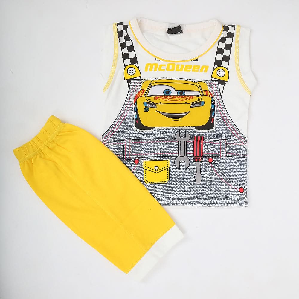 Boys Sando Suit - Yellow, Kids, Boys Sets And Suits, Chase Value, Chase Value