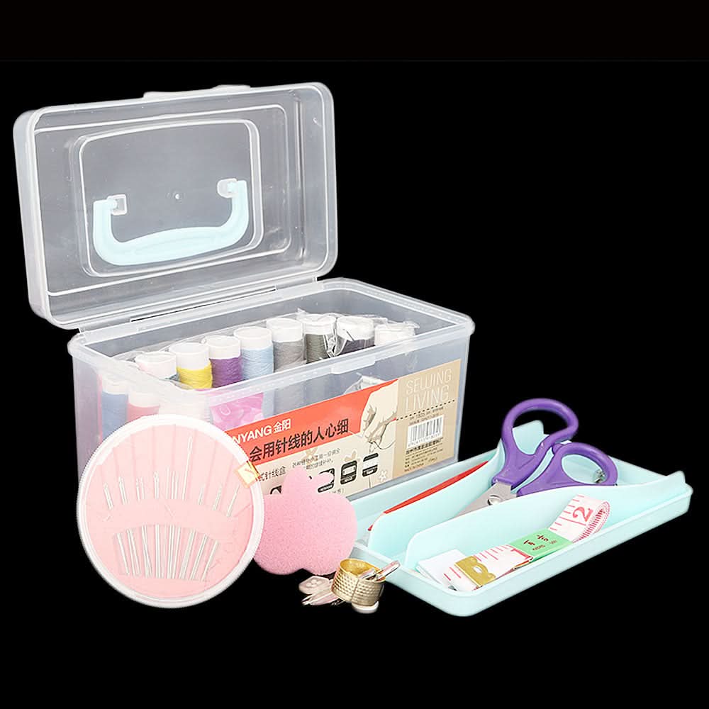 Sewing Box 151-1805 - Light Blue, Home & Lifestyle, Storage Boxes, Chase Value, Chase Value