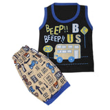 Boys Sando Suit - Black, Kids, Boys Sets And Suits, Chase Value, Chase Value