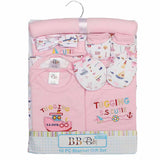 Newborn Gift Sets 10 Pcs - Pink, Kids, Newborn Gift Set, Chase Value, Chase Value