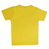 Boys Emboss Logo T-Shirt - Yellow, Boys T-Shirts, Chase Value, Chase Value