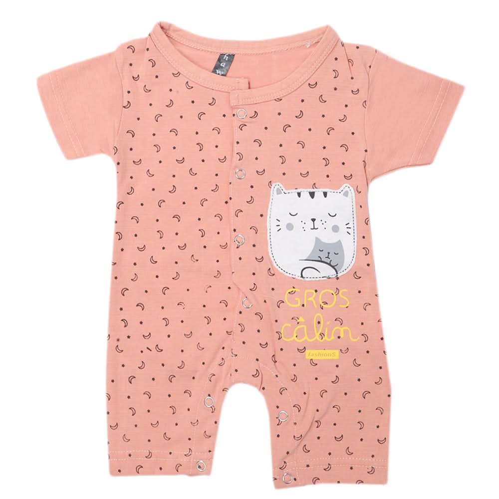 Newborn Boys Romper - Peach, Kids, Newborn Boys Rompers, Chase Value, Chase Value