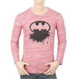 Men's Full Sleeves Twisted T-Shirt - Peach, Men, T-Shirts And Polos, Chase Value, Chase Value