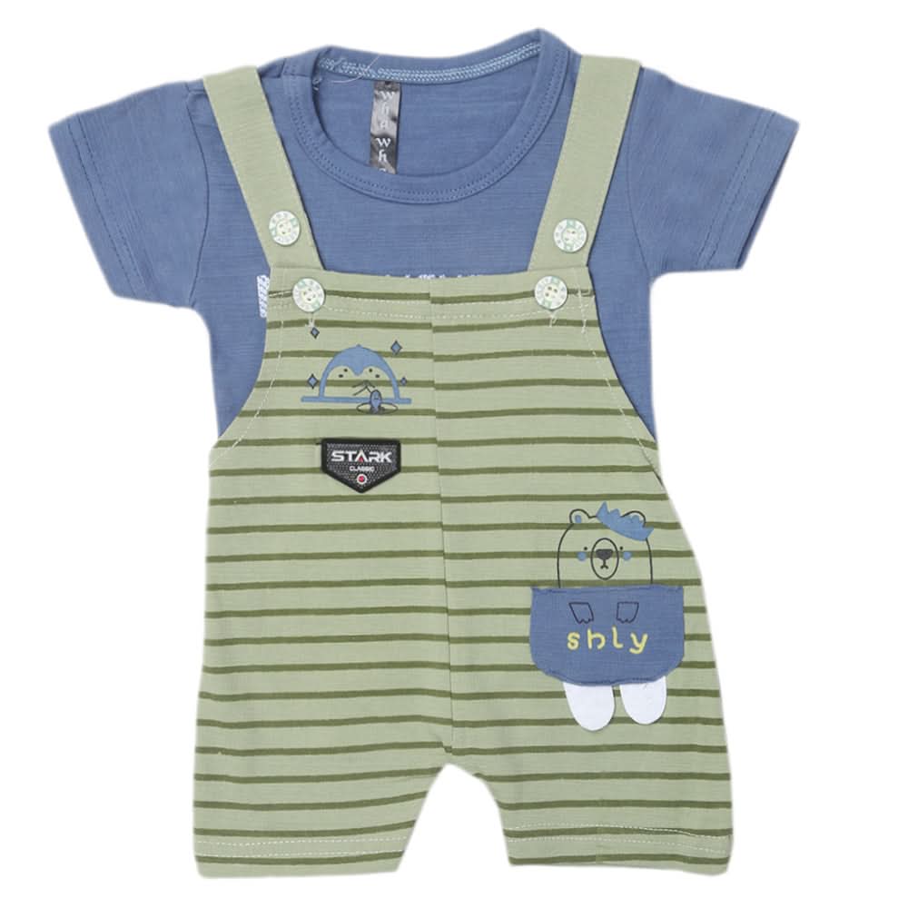 Newborn Boys Romper - Green, Kids, Newborn Boys Rompers, Chase Value, Chase Value