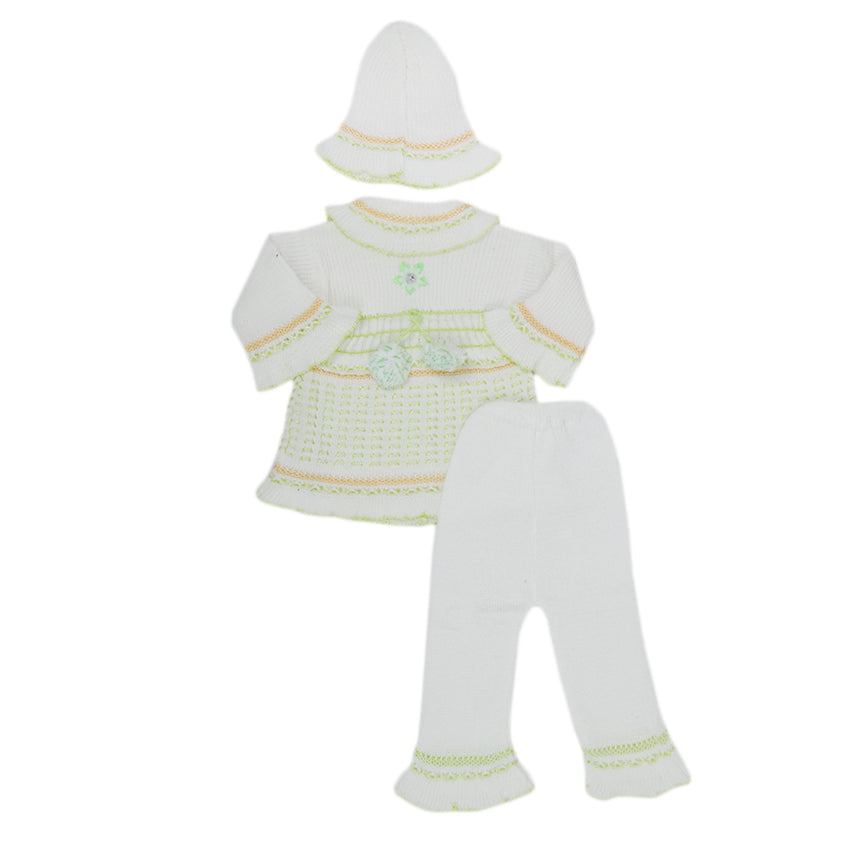 Newborn Girls Irani Suit - Green, Kids, NB Girls Sets And Suits, Chase Value, Chase Value