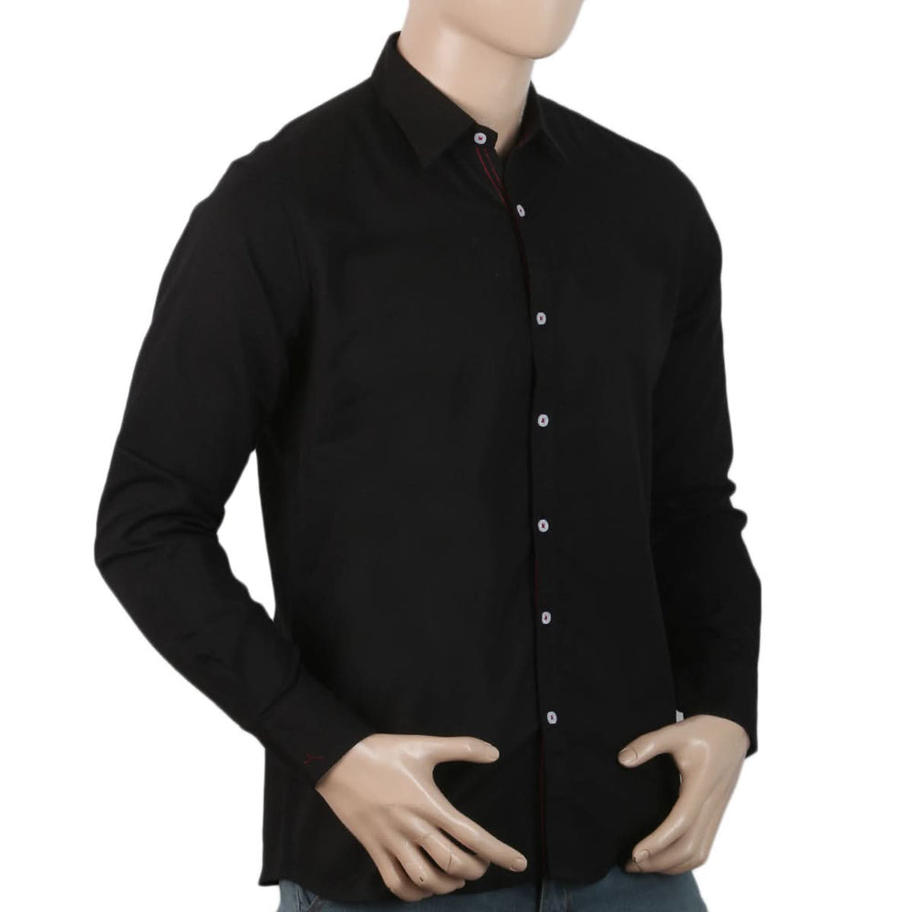 Men's Full Sleeves Casual Shirt - Black, Men, Shirts, Chase Value, Chase Value