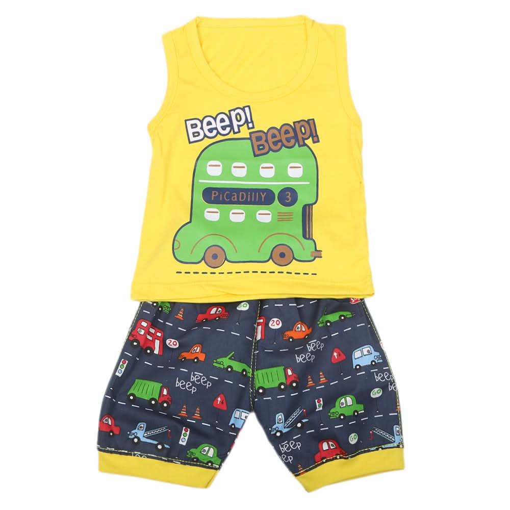 Boys Sando Suits SML - Yellow, Kids, Boys Sets And Suits, Chase Value, Chase Value