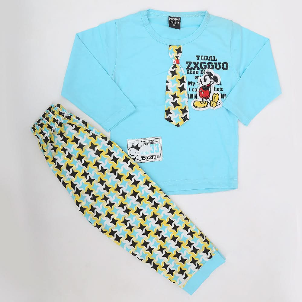 Boys Full Sleeves Suit - Light Blue, Kids, Boys Sets And Suits, Chase Value, Chase Value